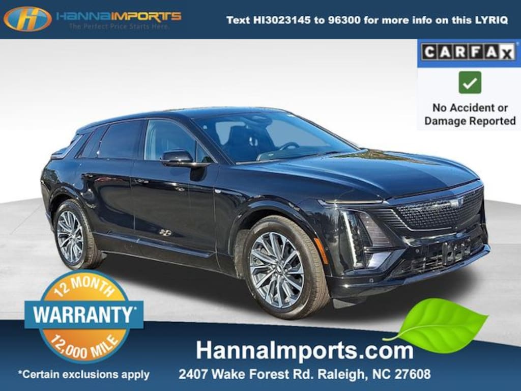 Used 2024 CADILLAC LYRIQ Sport SUV