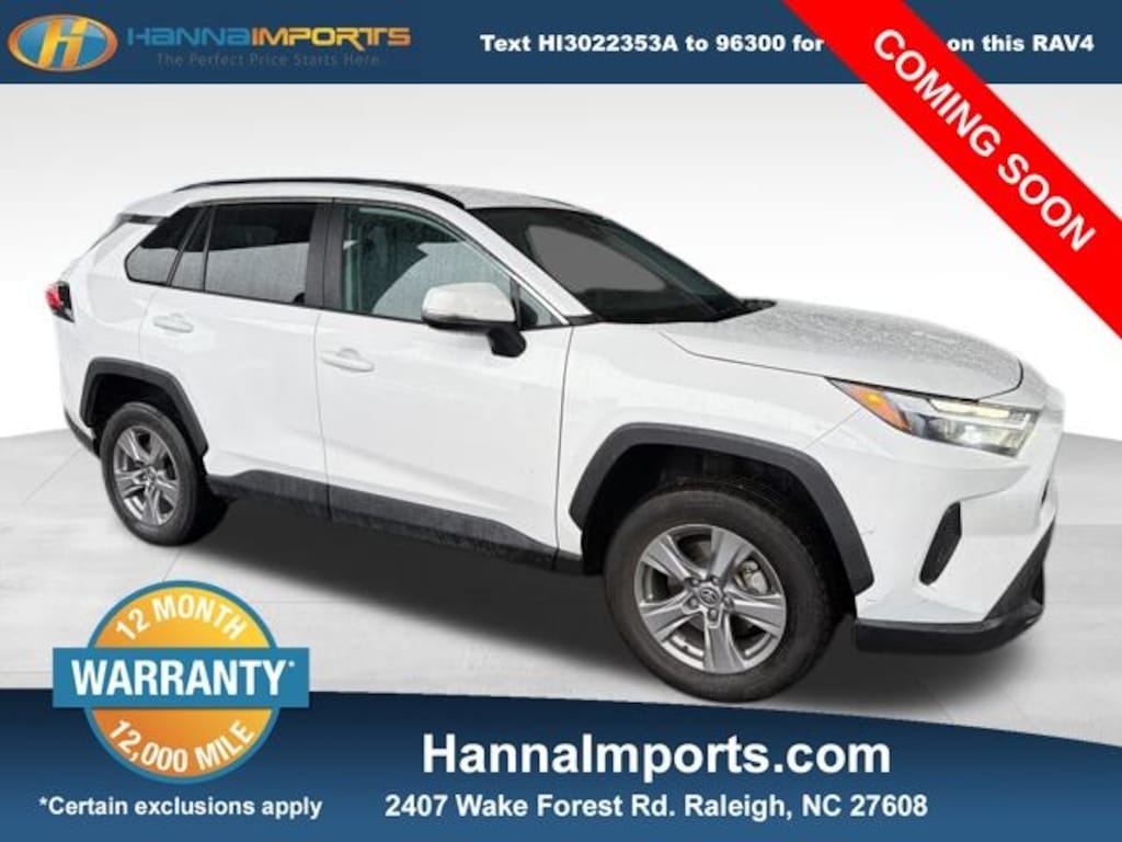 Used 2022 Toyota RAV4 XLE SUV
