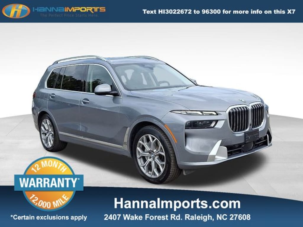 Used 2025 BMW X7 xDrive40i SUV