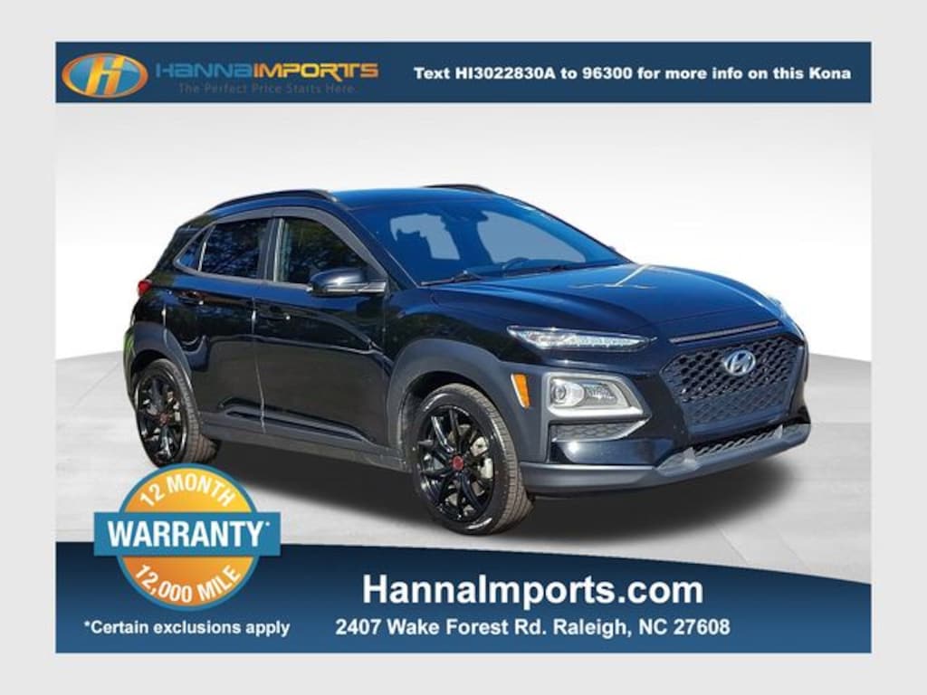 Used 2021 Hyundai Kona Night SUV