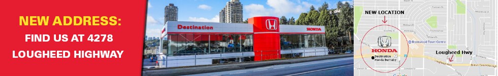Destination Honda Burnaby in Greater Vancouver