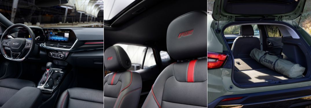2024 Chevy Trax Steering Wheel and Dashboard, Front Seats and Cargo Space