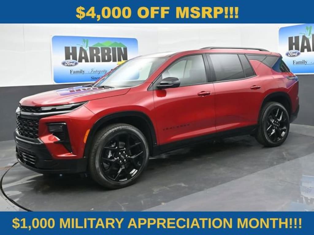 New 2026 Chevrolet Traverse RS SUV