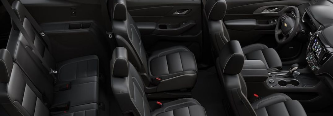 Cutaway View of 2023 Chevy Traverse Cutaway Interior