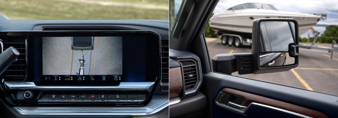 2024 Chevy Silverado HD Transparent Trailer and Blind Spot Mirror
