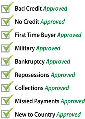 We accept many credit situations