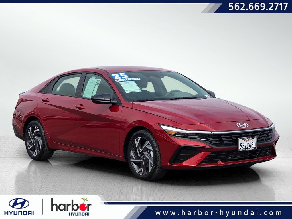 Certified 2025 Hyundai Elantra SEL Sport Sedan