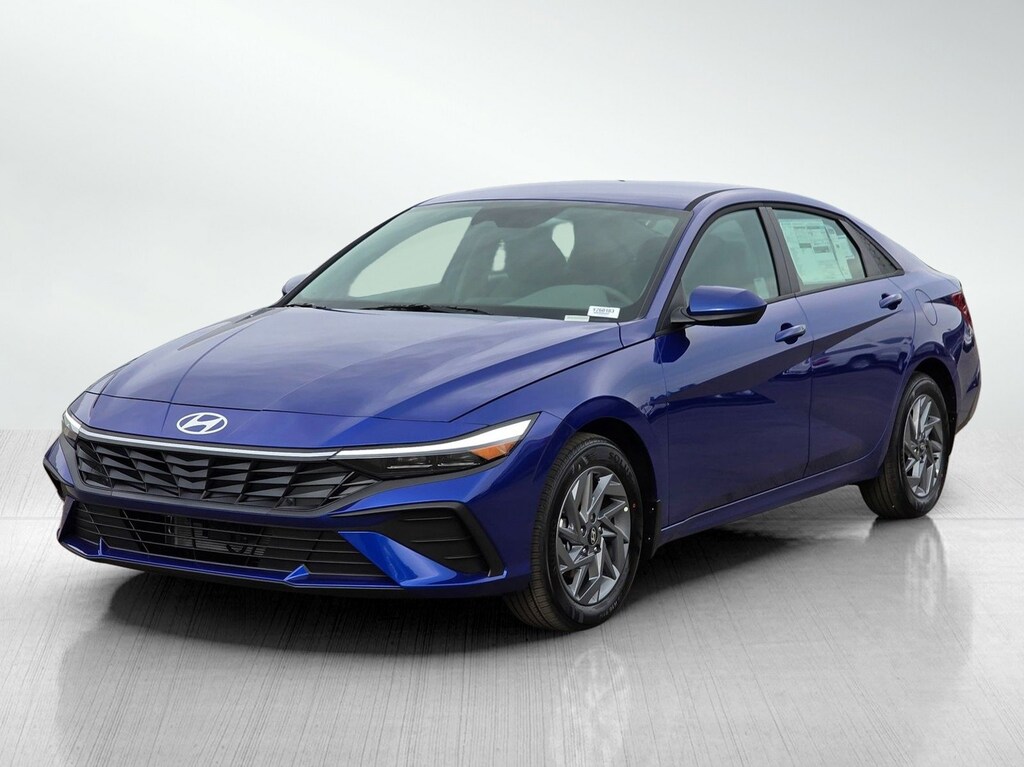 New 2026 Hyundai Elantra Hybrid Blue 4dr Car