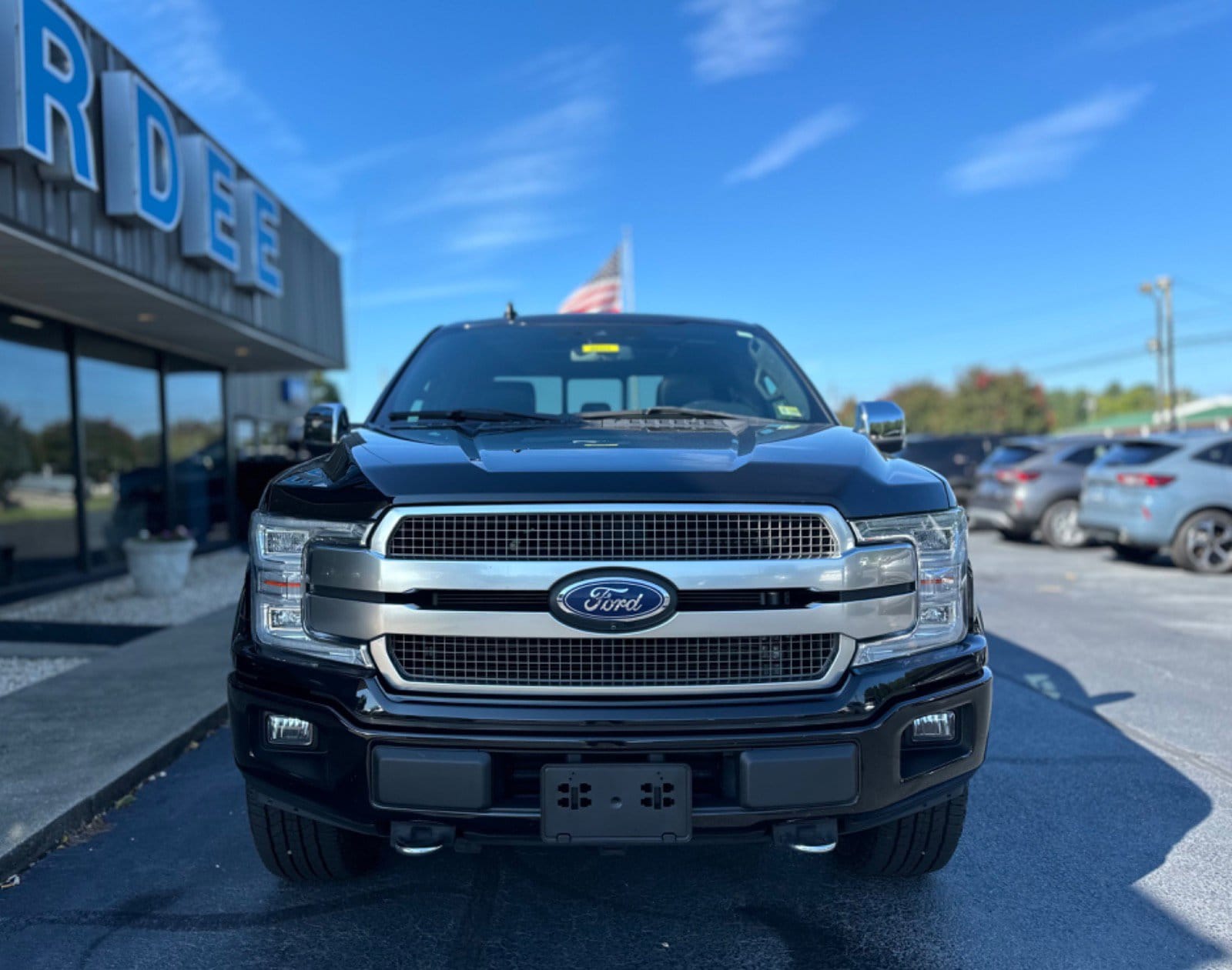 Used 2020 Ford F-150 Platinum with VIN 1FTEW1E40LFB39309 for sale in South Hill, VA