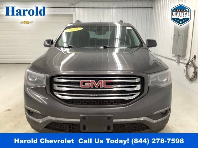 Used 2018 GMC Acadia SLE-2 with VIN 1GKKNTLS3JZ141039 for sale in Angola, IN