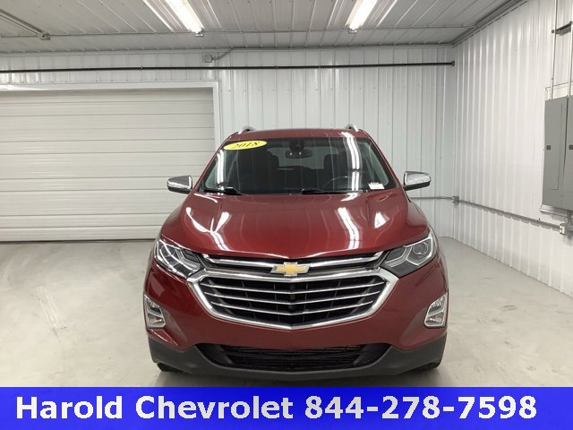 Used 2018 Chevrolet Equinox Premier with VIN 2GNAXWEX8J6194690 for sale in Angola, IN