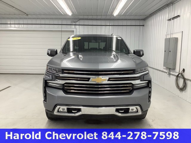 Used 2020 Chevrolet Silverado 1500 High Country with VIN 1GCUYHED1LZ266311 for sale in Angola, IN