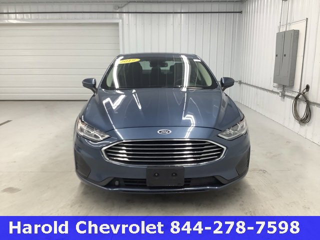 Used 2019 Ford Fusion SE with VIN 3FA6P0HD0KR211995 for sale in Angola, IN