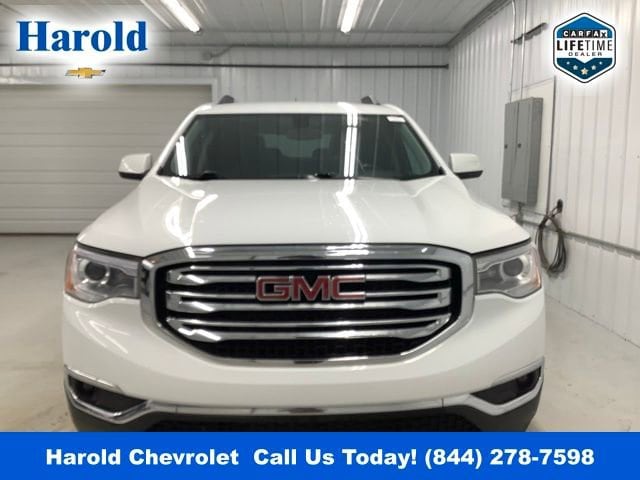 Used 2019 GMC Acadia SLE-2 with VIN 1GKKNSLSXKZ120135 for sale in Angola, IN