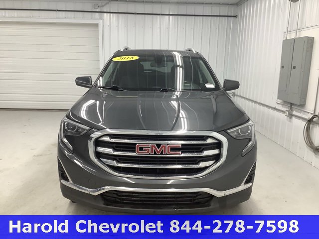 Used 2018 GMC Terrain SLT with VIN 3GKALVEX2JL192366 for sale in Angola, IN