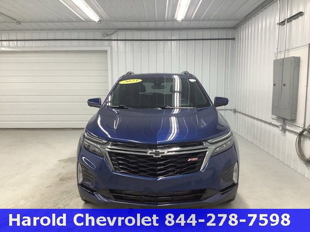 Used 2022 Chevrolet Equinox RS with VIN 3GNAXMEV0NS165730 for sale in Angola, IN