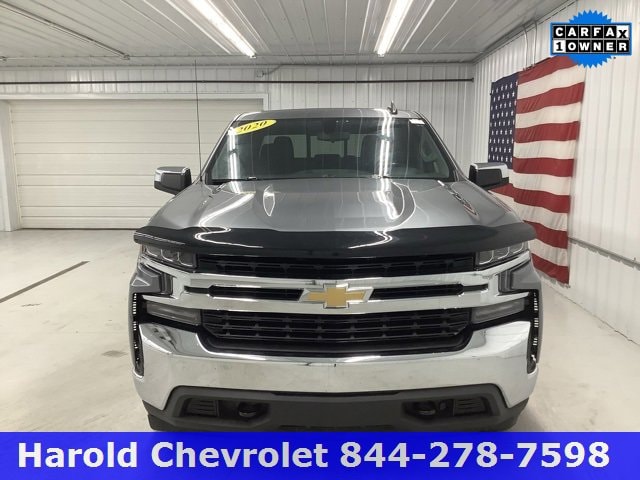 Used 2020 Chevrolet Silverado 1500 LT with VIN 3GCUYDET6LG181951 for sale in Angola, IN