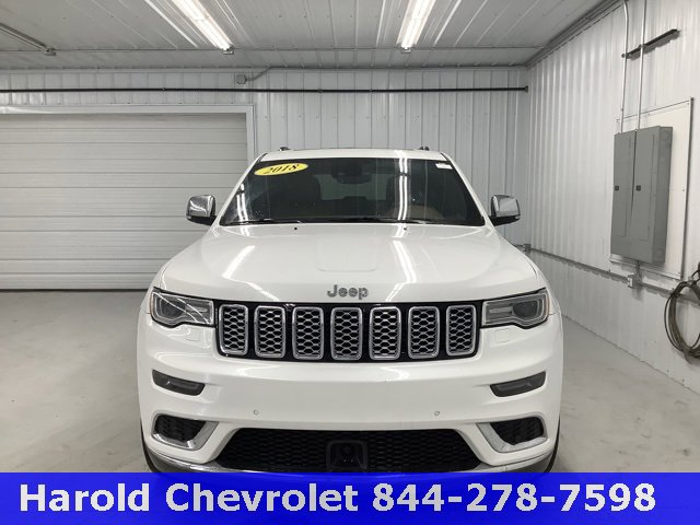 Used 2018 Jeep Grand Cherokee Summit with VIN 1C4RJFJT6JC163560 for sale in Angola, IN