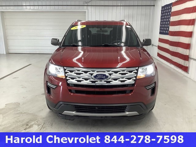 Used 2019 Ford Explorer XLT with VIN 1FM5K7D8XKGB02114 for sale in Angola, IN