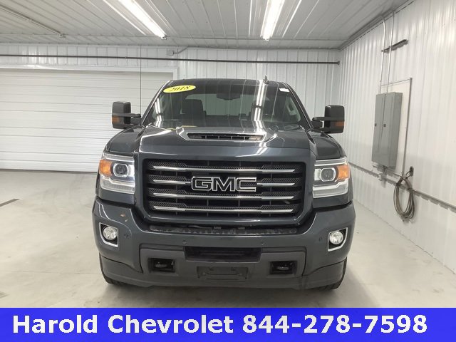 Used 2018 GMC Sierra 3500HD SLT with VIN 1GT42XEY5JF181114 for sale in Angola, IN