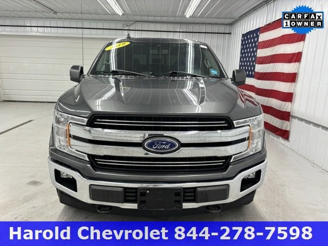 Used 2019 Ford F-150 Lariat with VIN 1FTEW1E5XKFB60577 for sale in Angola, IN