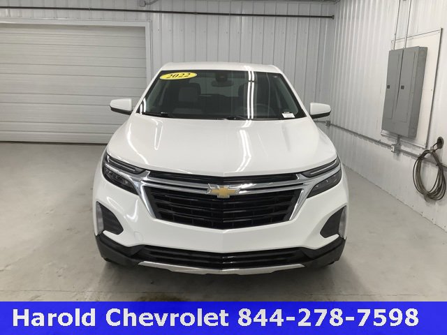 Used 2022 Chevrolet Equinox LT with VIN 3GNAXUEV9NL176025 for sale in Angola, IN