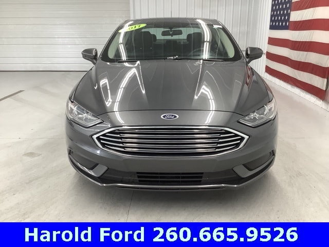 Used 2017 Ford Fusion SE with VIN 3FA6P0HD6HR140276 for sale in Angola, IN