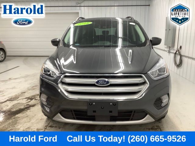 Used 2018 Ford Escape SEL with VIN 1FMCU9H92JUD32195 for sale in Angola, IN