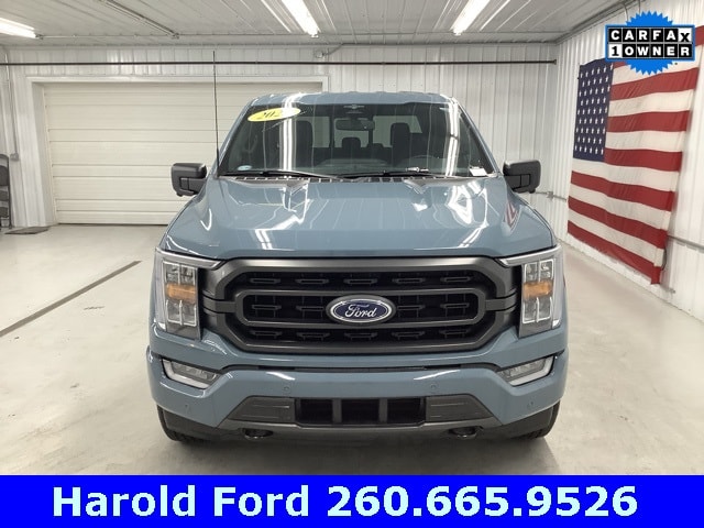 Used 2023 Ford F-150 XLT with VIN 1FTFW1E84PKD17517 for sale in Angola, IN