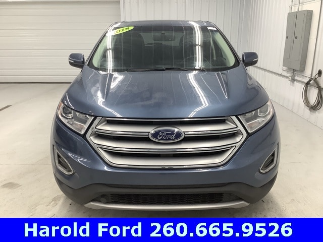 Used 2018 Ford Edge SEL with VIN 2FMPK4J98JBC07938 for sale in Angola, IN
