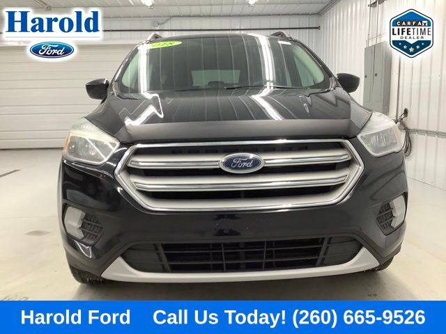 Used 2018 Ford Escape SE with VIN 1FMCU9GD7JUA59065 for sale in Angola, IN