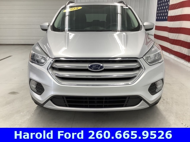 Used 2018 Ford Escape SE with VIN 1FMCU9GD6JUB31891 for sale in Angola, IN