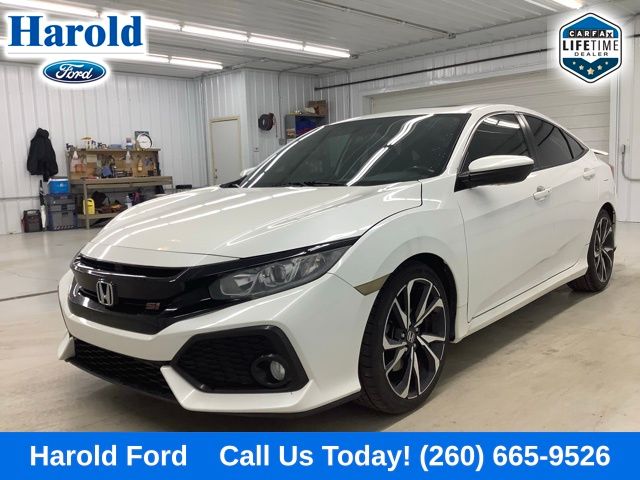 Used 2018 Honda Civic Si with VIN 2HGFC1E57JH704173 for sale in Angola, IN