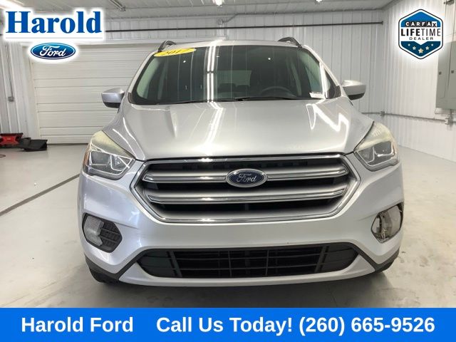 Used 2017 Ford Escape SE with VIN 1FMCU0G97HUE53571 for sale in Angola, IN