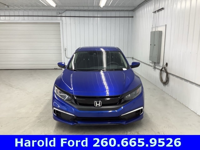 Used 2020 Honda Civic LX with VIN 2HGFC2F67LH556221 for sale in Angola, IN