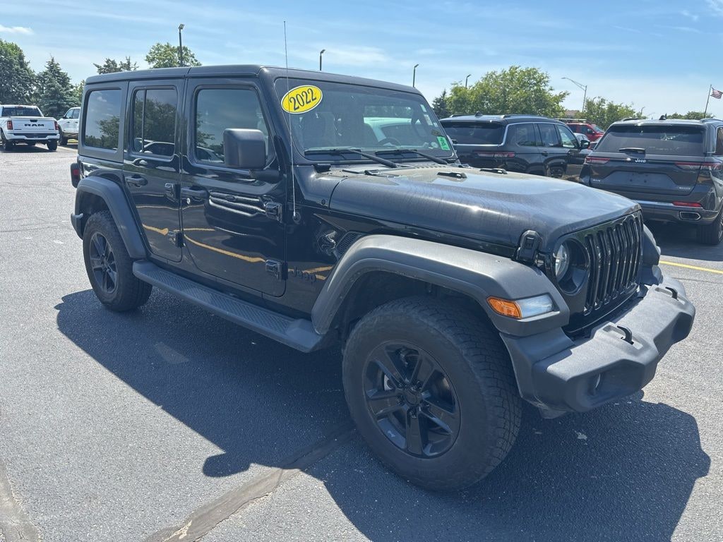 Used 2022 Jeep Wrangler Unlimited Sport Altitude SUV