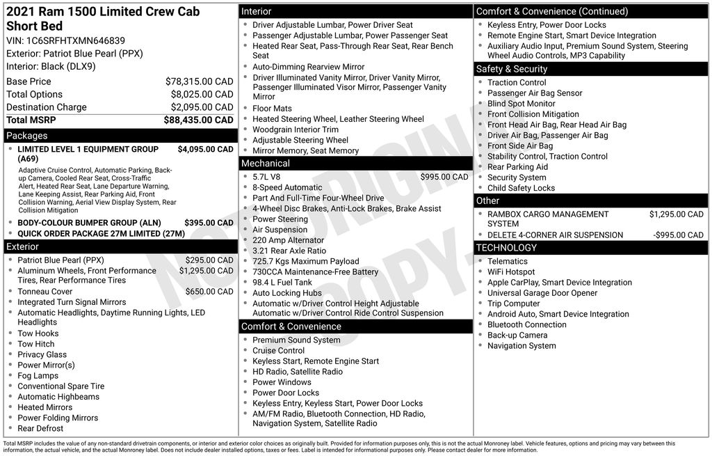 2021 RAM 1500 - Image 29