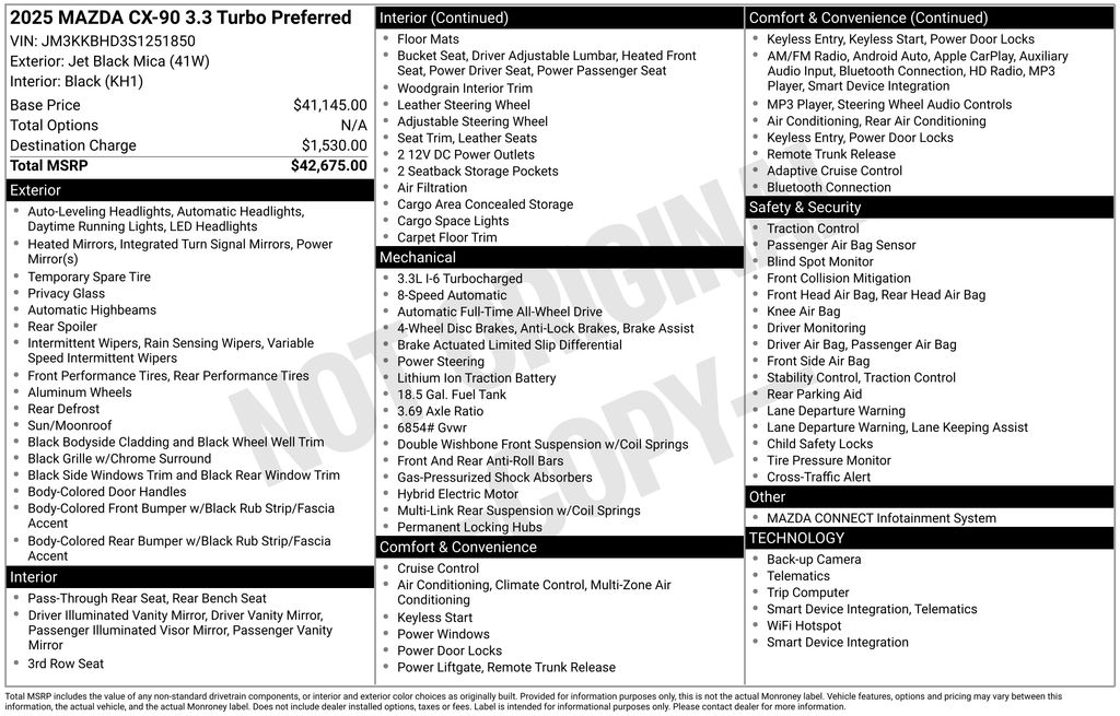 2025 MAZDA CX-90 - Image 10
