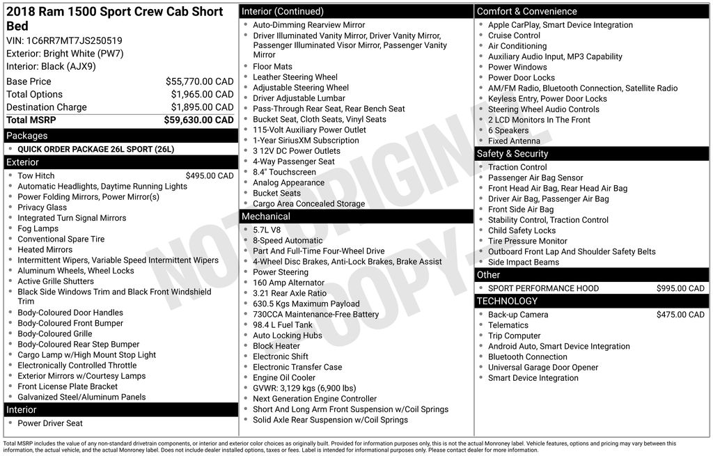 2018 RAM 1500 - Image 28