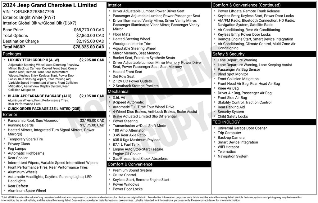 2024 JEEP GRAND CHEROKEE L - Image 35