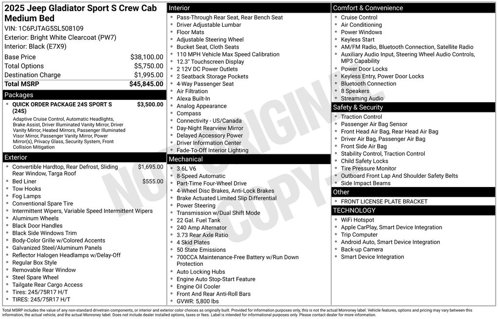 2025 JEEP GLADIATOR - Image 24