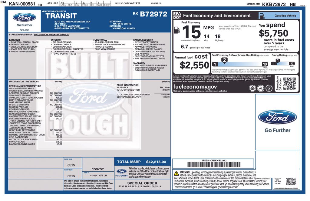 2019 FORD TRANSIT - Image 28