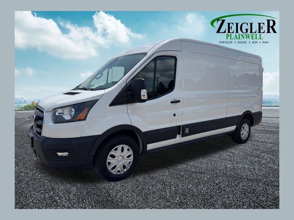 Used 2023 Ford E-Transit-350 Cargo Base Van Medium Roof Van