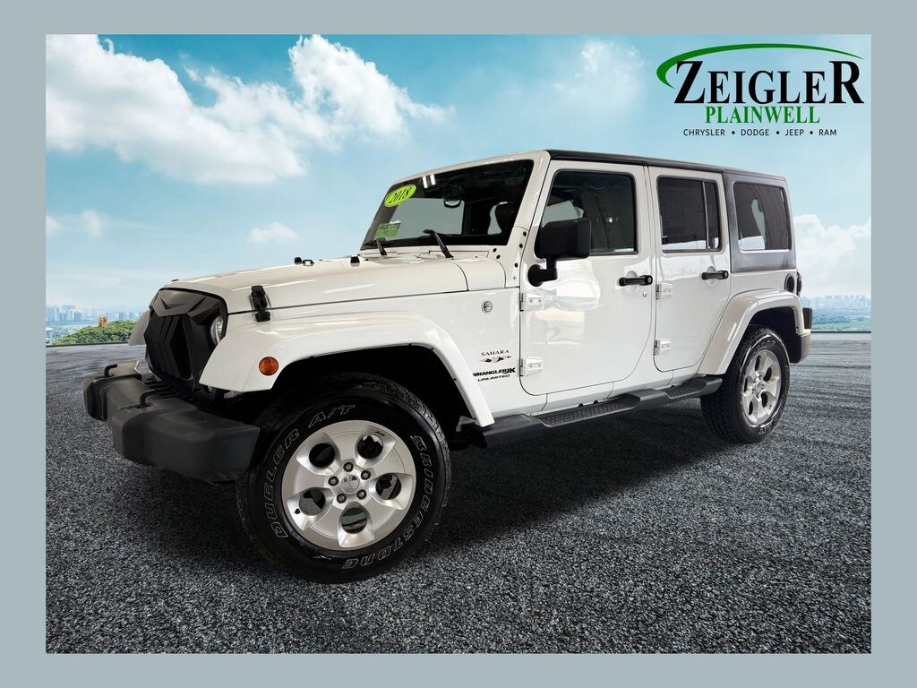 Used 2018 Jeep Wrangler JK Unlimited Sahara 4x4 SUV