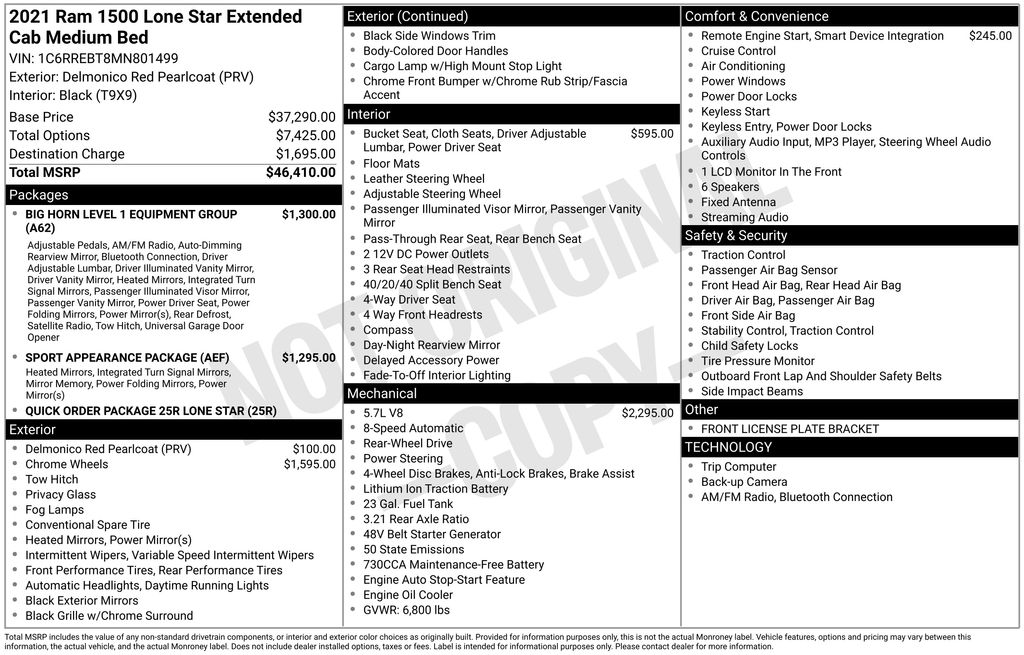 2021 RAM 1500 - Image 27