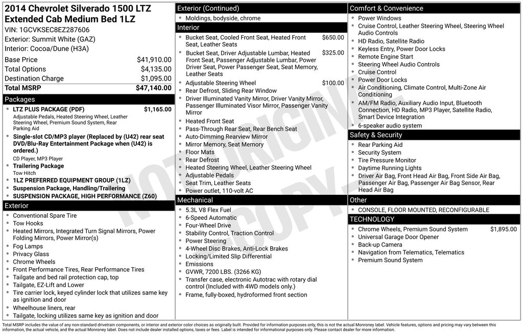 2014 CHEVROLET SILVERADO - Image 40