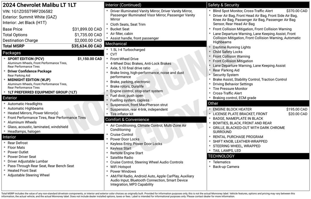 2024 CHEVROLET MALIBU - Image 30