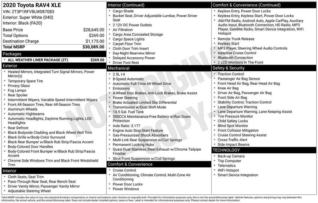 2020 TOYOTA RAV4 - Image 10