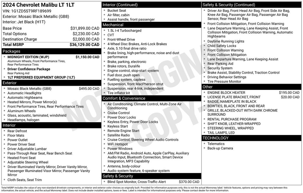 2024 CHEVROLET MALIBU - Image 28
