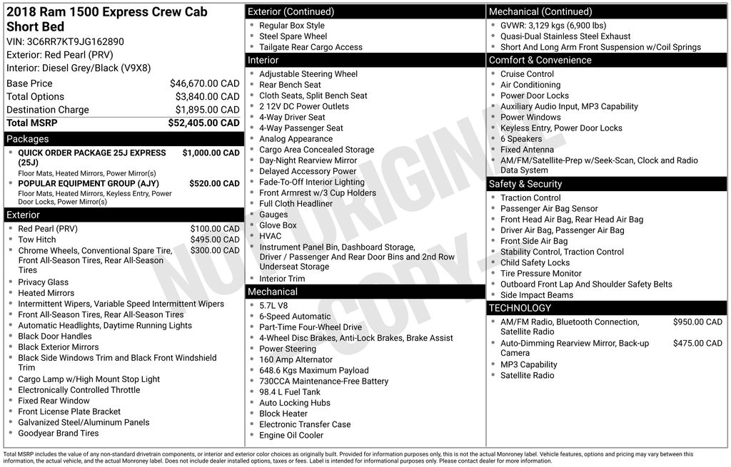 2018 RAM 1500 - Image 24
